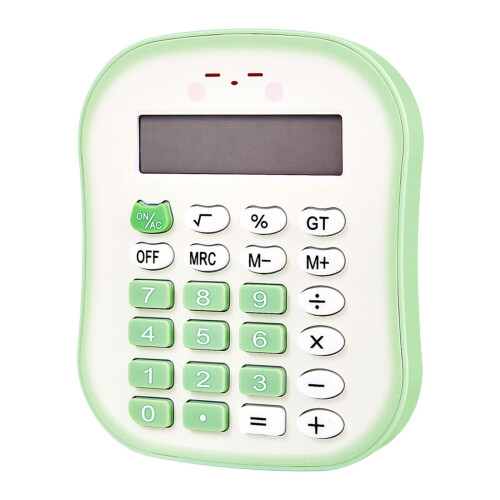 AuroraX Small Desk Calculator Cute Office Basic Calculator,Electric Standard 4 Function Calculator Study College Learning Supplies 1
