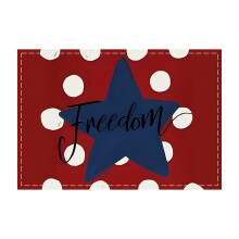Festive Linen Placemat for Independence Day – Elevates Party Atmosphere, Ideal for Family Gatherings & Formal Celebrations