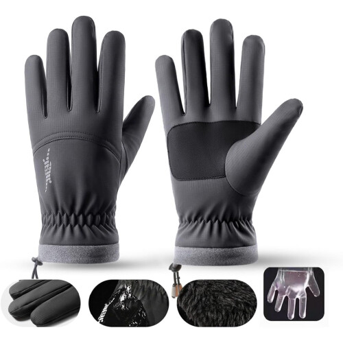 Unisex Winter Motorcycle Gloves Windproof Thermal