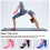 Half Toe Grip Socks for Pilates Yoga Ballet 3-Pack 3
