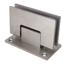 Glass Shower Door Hinges (90 Degree) – Heavy Duty Stainless Steel, Auto-Closing, Fits 8-12mm Frameless Glass Doors (140LBS Load)