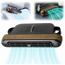Car Seat Cooling Fan, 3-Speed Portable Quiet Auto Fan for Backseat, Blows Cool Air, Compatible with All Cars (Black)
