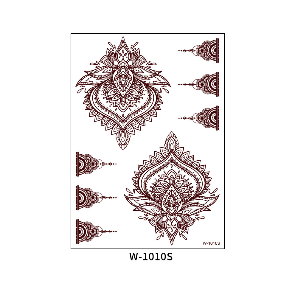Dachuang Beauty White (F3) Henna Sticker Tattoo 208X148mm