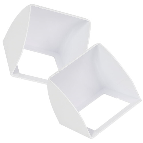 Capa de chuva de plástico para campainha externa, pacote com 2 unidades 1