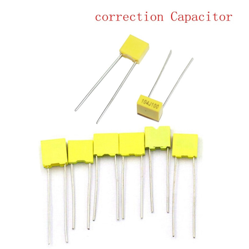 20Pcs 100V Correction Capacitor Polypropylene Safety Plastic Film 100V 1Nf ~ 470Nf 100Nf 220Nf 10Nf 47Nf 22Nf 1Nf 0.47Uf 0.1Uf - 100V222j 2.2Nf 9193271223443
