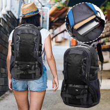Hiking Backpack Waterproof 40L with Rain Cover