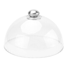 Cloche transparente pour assiettes, verres et bols (16 x 16 x 7 cm)