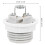 1Pack White Ceramic Light Socket for Commercial Users in Ceiling Lights 5.40X5.30X5.30CM 2