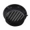 Efficient Airflow Black ABS Round Ventilation Hose Diffuser Grille Cover Wall Ceiling Mounting Easy Cleaning & Low Noise 6
