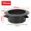 Efficient Airflow Black ABS Round Ventilation Hose Diffuser Grille Cover Wall Ceiling Mounting Easy Cleaning & Low Noise 7