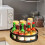Storage Bins, 360 Degree Rotating Spice Shelf for Kitchen Countertop and Multi-Function Home Organization, 9.842.16in 2