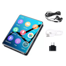 Full-Featured MP3 Player 2.4" LED Screen, Format-Free Playback, Bluetooth 5.0, 128GB Storage Expansion, 3.5mm Jack