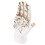 Resin Halloween Skeleton Hand Prop Hand Painted 1