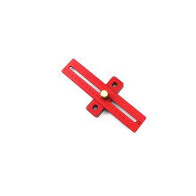 Aluminum Alloy T - Type Scribing Ruler with Hole Marking Tool for Woodworking