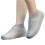 (Gray, L) Waterproof Silicone Shoe Covers for Cycling 3