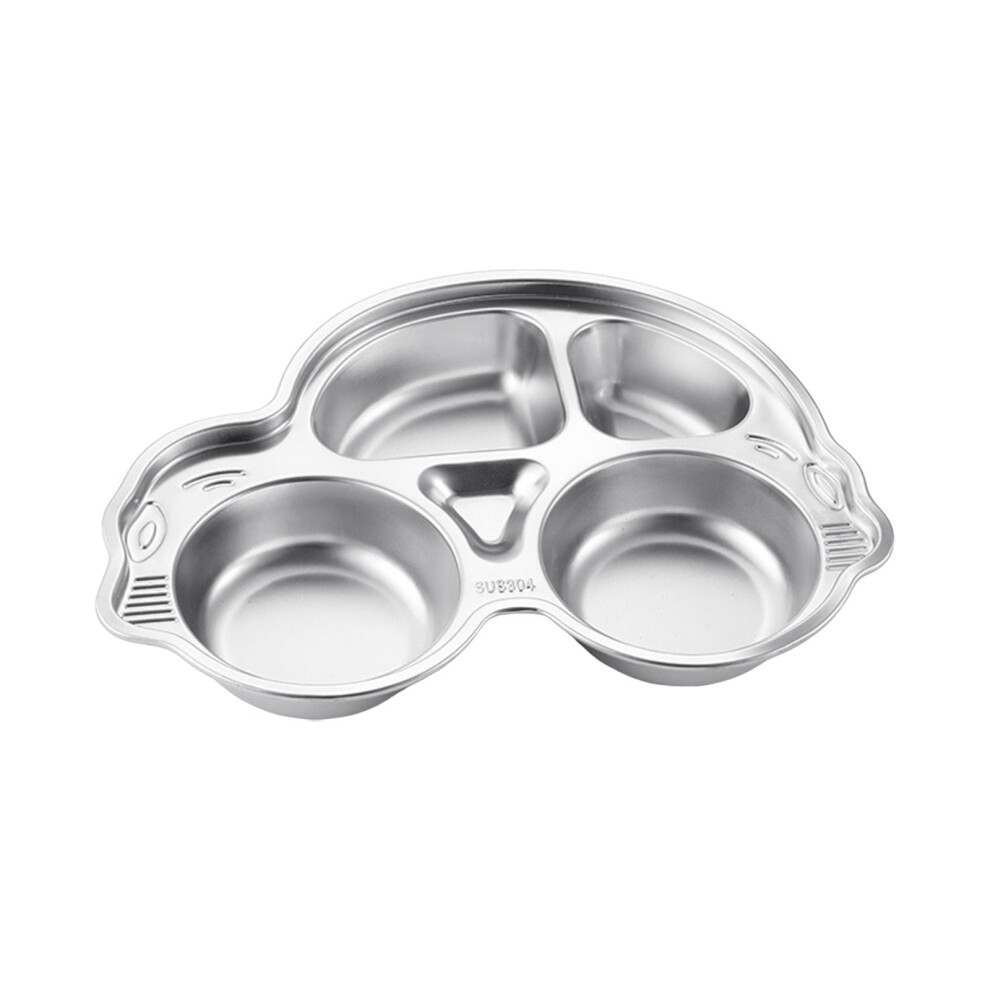 Stainless Steel Divided Plate for Kids - Durable Dining Tray for Toddlers and Babies - Dinnerware for Easy Meal