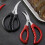 Seafood Tools Set Kitchen Shears Stainless Steel Red 3Pcs 3