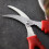 Seafood Tools Set Kitchen Shears Stainless Steel Red 3Pcs 2