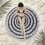 Microfiber Round Beach Towel with Tassels 1
