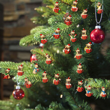 Calendrier de l'Avent 2025 : 24 pendentifs poupées Surprise 2D, décorations en acrylique réutilisables pour sapin/couronne/cheminée –