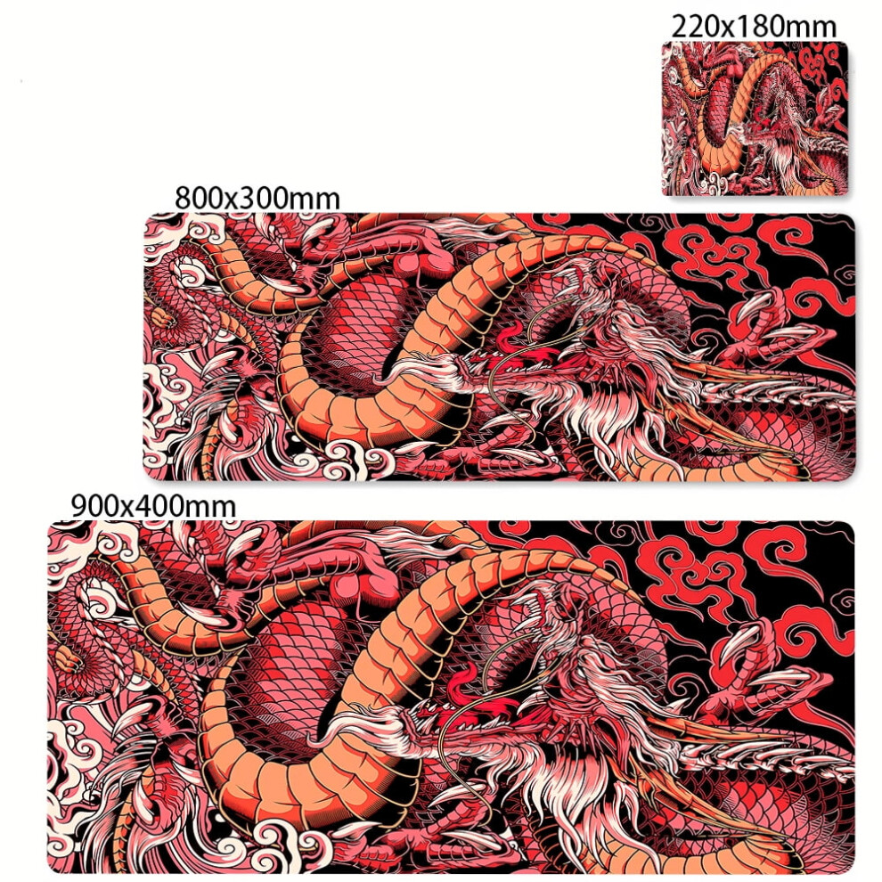 Gaming Mouse Pad Large Dragon Gamer Mousepad Computer Gaming Table Carpet Desk Mat Xxl 800X300mm Mouse Mat Rubber Keyboard Pads 9152228721227