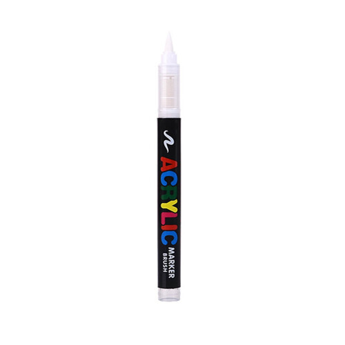 Liquid Acrylic Marker, 1-6mm Soft Tip, Quick-Dry Bright Ink, Smooth Flow — Compatible with Student Art, Graffiti, Notes & DIY Projects