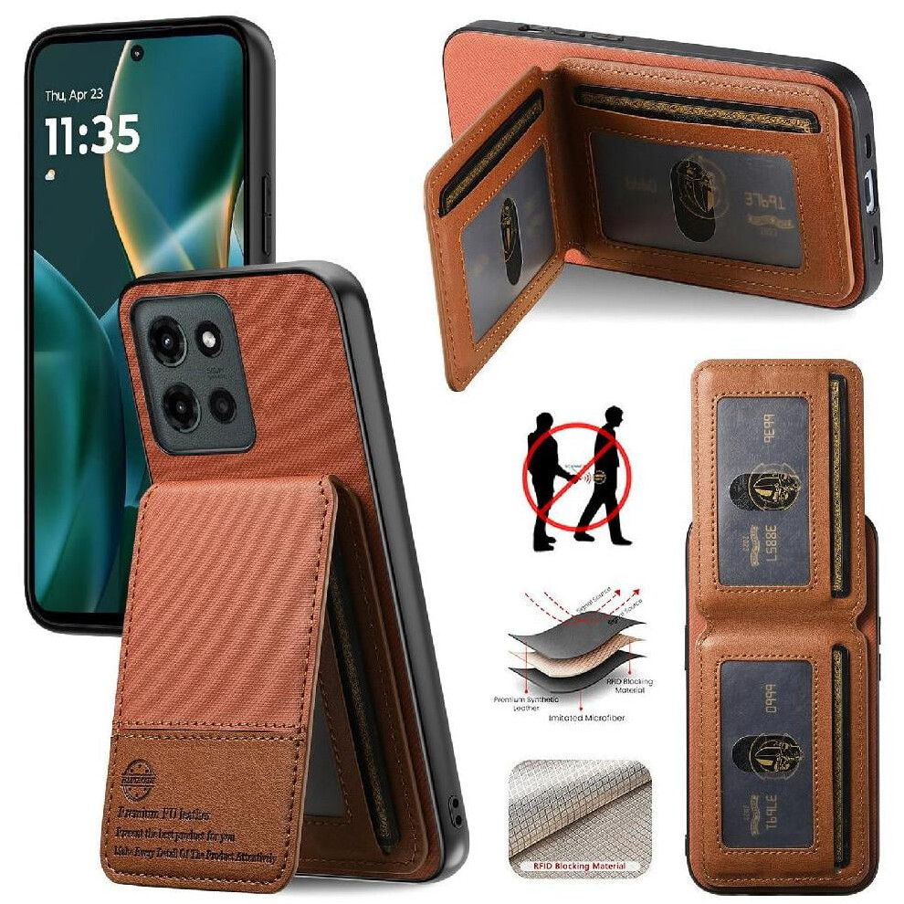 Case For Motorola Moto G 5G 2025 Leather Case Wallet Shockproof Rfid Blocking 9152228725416