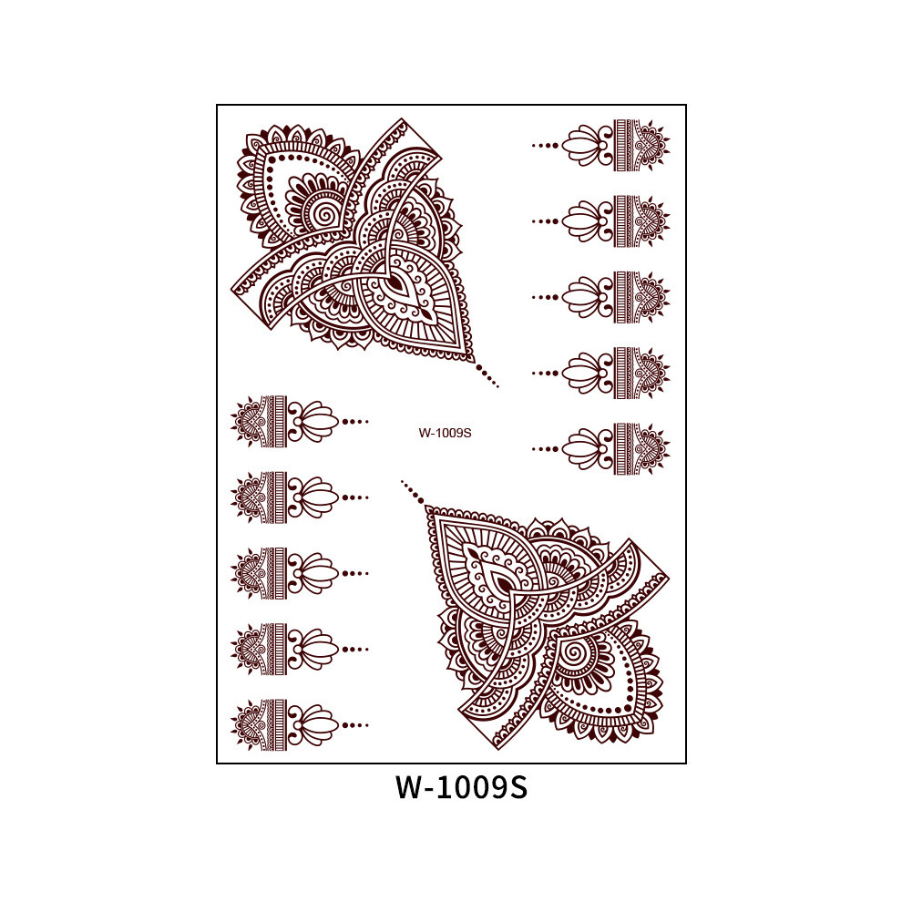 Dachuang Beauty White (F2) Henna Sticker Tattoo 208X148mm