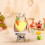 Easter Bunny Doll White Beard Carrot Decoration 5