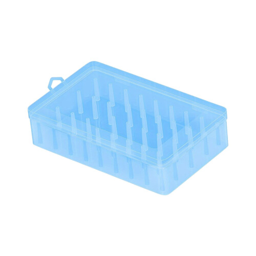 Organizer Box, 42 Spool Plastic Thread Organizer Box For Home Sewing Multi-Function Transparent Desktop Storage Case For Thread And Needles 1