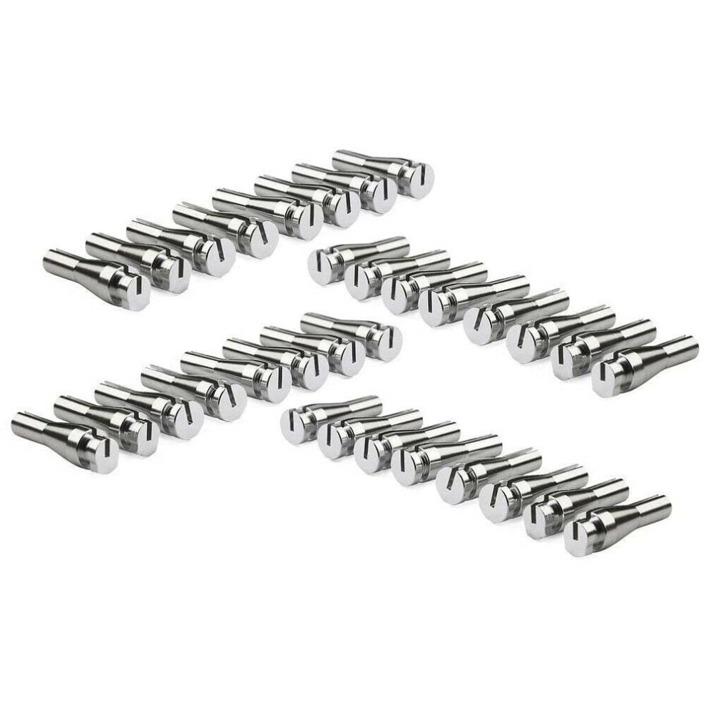 32Pcs Truck Doors Handle Latch Cable Repair Ends Fixes Kit For 1992-2013 F-150 F-250 F-350 E-Series Econoline Van E-150 E-250 E-350 9152228724136