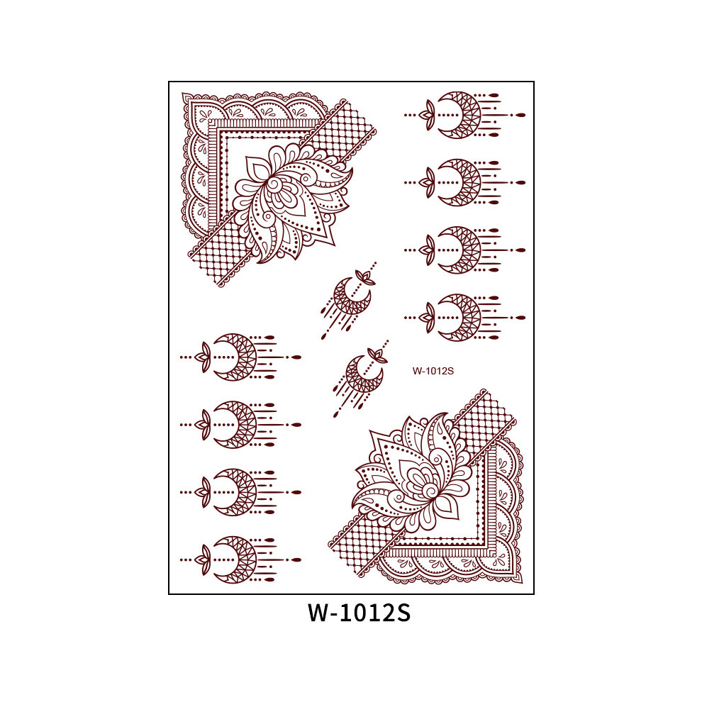 Dachuang Beauty White (F5) Henna Sticker Tattoo 208X148mm
