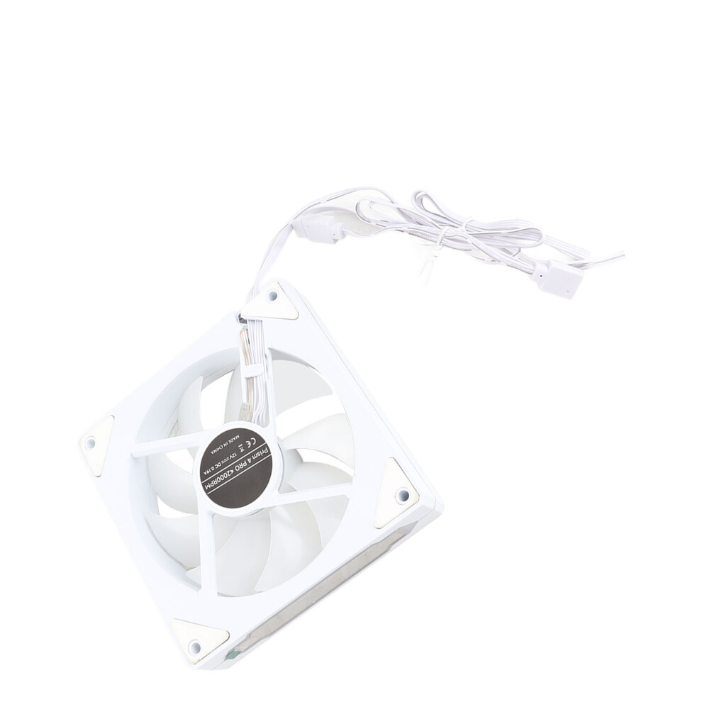 120Mm Rgb Pwm Case Fan 800-2000Rpm Quiet Pc Cooling White 7901393346498
