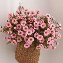 Bouquet de camomille artificielle, composition florale pour décoration intérieure, centre de table de mariage, accessoire photo, couleurs