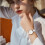 Women's minimalist dress watch with leather strap 5