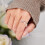 Rose Gold Flower Ring for Women Minimalist Stackable Size 10 4