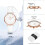 Women's minimalist dress watch with leather strap 6