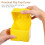Yellow ABS Cheese Storage Box – Airtight, Stackable, 10.5 5