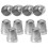 FRCOLOR MLINS 10Pcs Professional Finger Protector Copper Thimble for Small Finger Convenient Sewing Tool 3