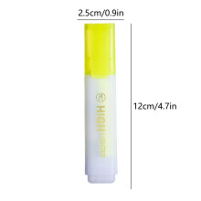 Highlighter Pen Quickly Dry Broad Tip Underline Writing Marker Pens Marker Pen For Office Home Daily Use Colorful 10ml Large Capacity