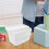 FRCOLOR paint storage container white 23.3x15.5x13.9 cm 4