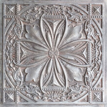 DCT10-Milan 2 ft. x 2 ft. PVC Glue-up or Lay-in Ceiling Tile in Weathered Iron (40 Sq.ft / Pack) - 10 Pieces