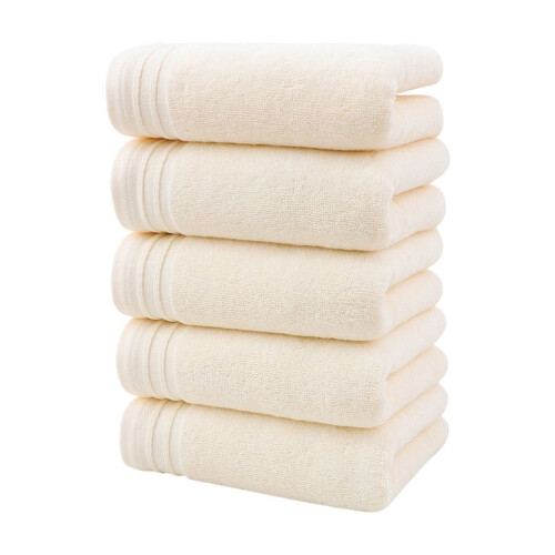 5er-Pack Gesichtstücher, einfarbig, Satin, dick, für Erwachsene 1