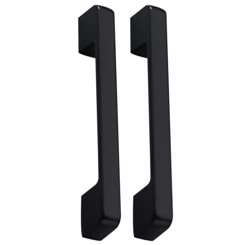 Metal wardrobe handles black pull bezel 1 piece