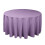 Light Purple Round Disposable Plastic Tablecloth 120cm 1