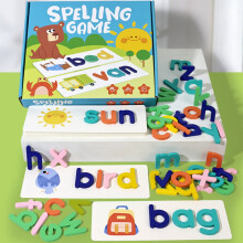 Educational English Letter Game for Early Learning, Spelling Puzzle & Literacy Development – Kindergarten Teaching Tool with Multiple Components &