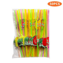 50PCS Cocktail Umbrella Straws Drinks Party Decor Supplies Paper Umbrella Straw