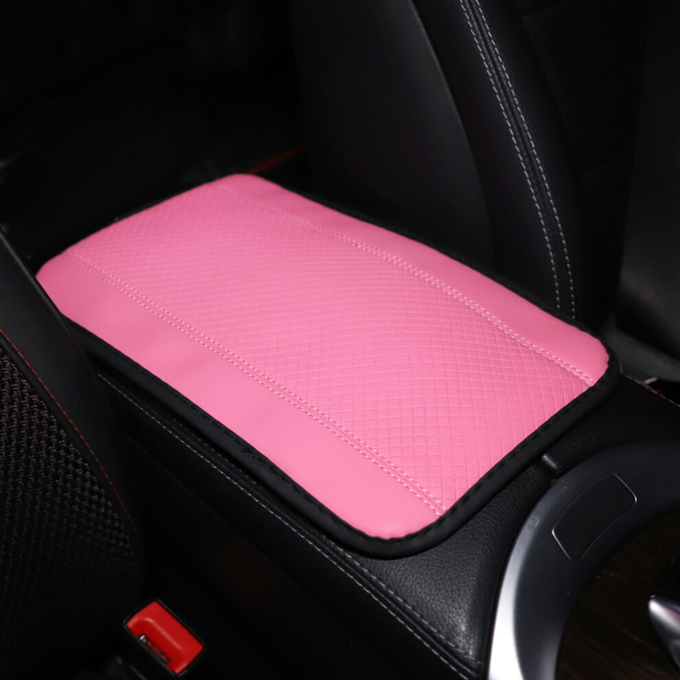 Universal Car Armrest Storage Box Mat Â Premium Fiber Leather Console Cover, Non-Slip & Waterproof, Compatible With Suv/Sedan/Truck 9130661109949