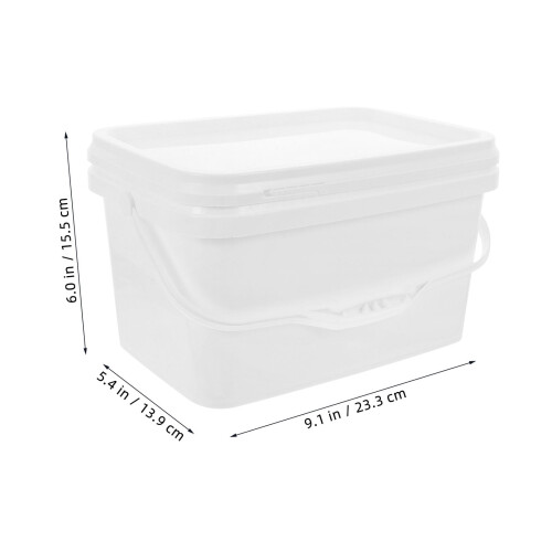 Paint Storage Container White 23.3 x 15.5 x 13.9 cm 1