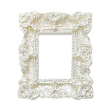 Cadres photo en résine durable de style antique – Mini cadres muraux à décorer soi-même, motif 3D vintage